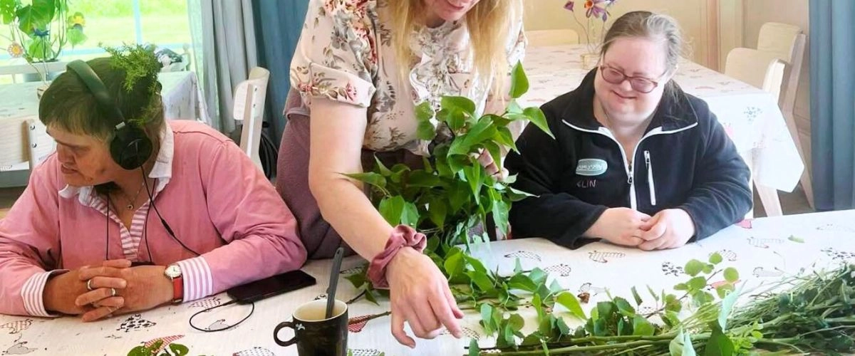 Sommar på LSS boende i Naturen Rasmusbyn i Närke